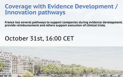 News - Webinar: Coverage with Evidence Development / Innovation pathway