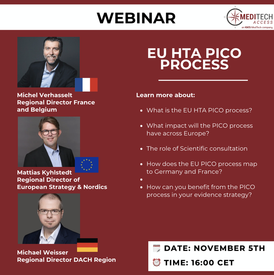 News - EU HTA PICO and Evidence Strategy for Medtech and IVD Webinar