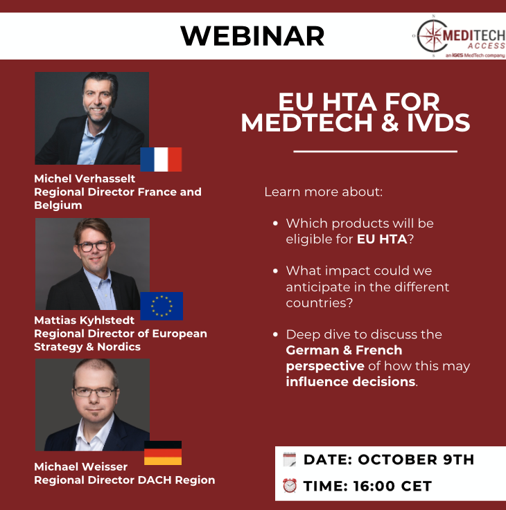 News - EU HTA Regulation: What It Means for Medtech and IVD Market Access Webinar