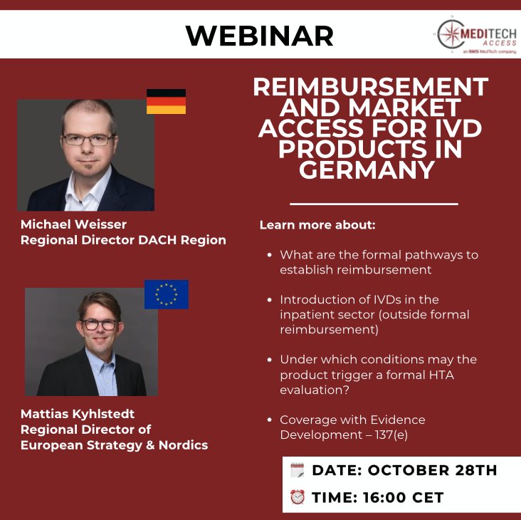 News - Reimbursement and Market Access for IVD Products in Germany Webinar